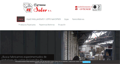 Desktop Screenshot of cajasdecartonenbarcelona.com