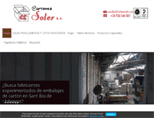 Tablet Screenshot of cajasdecartonenbarcelona.com